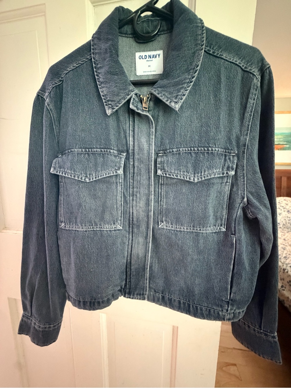 Old Navy Women's Washed blue Denim Jacket